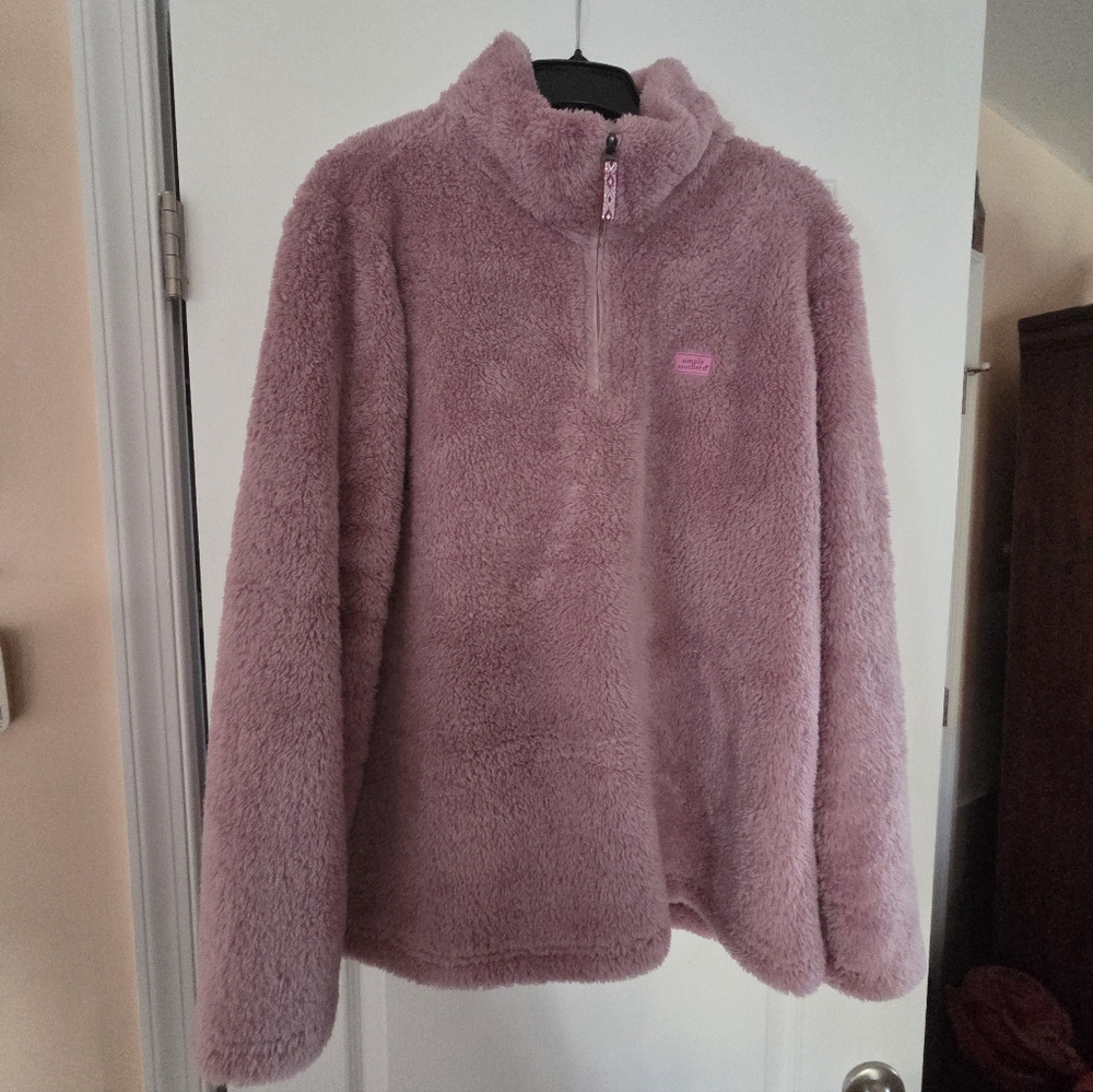 Simply Southern Plush Pink Pullover